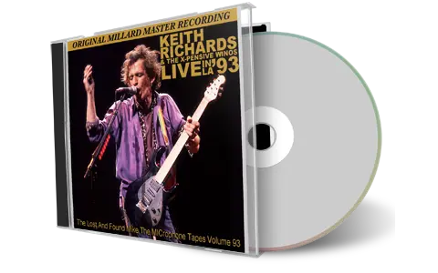Artwork Cover of Keith Richards 1993-01-23 CD Los Angeles Audience