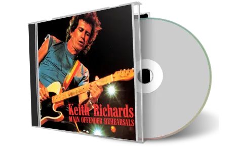 Artwork Cover of Keith Richards Compilation CD Main Offender Rehearsals Audience