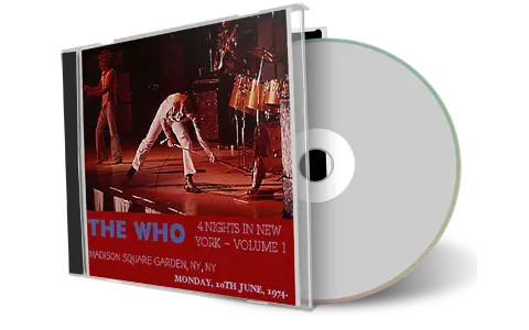 Artwork Cover of The Who 1974-06-10 CD New York City Audience