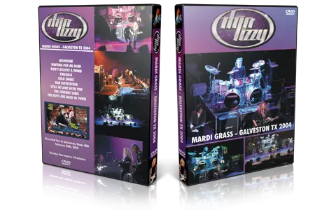 Artwork Cover of Thin Lizzy 2004-02-24 DVD Galveston Audience