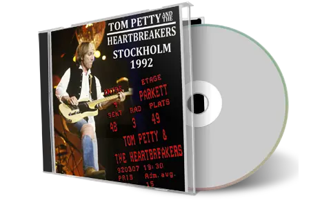 Artwork Cover of Tom Petty 1992-03-07 CD Stockholm Audience
