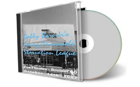 Artwork Cover of Bobby Bare Jr 2007-10-13 CD Boulder Audience