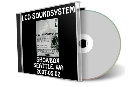 Artwork Cover of Lcd Soundsystem 2007-05-02 CD Seattle Soundboard