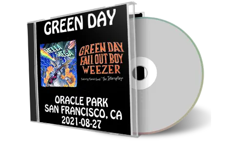 Artwork Cover of Green Day 2021-08-27 CD San Francisco Audience