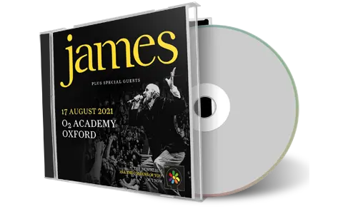 Artwork Cover of James 2021-08-17 CD Oxford Audience