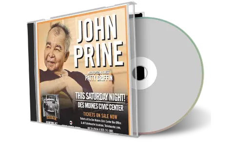 Artwork Cover of John Prine 2016-11-12 CD Des Moines Audience