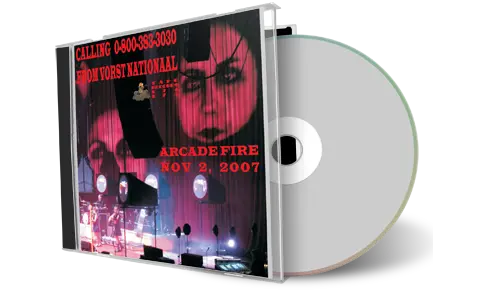 Artwork Cover of Arcade Fire 2007-11-02 CD Brussels Audience
