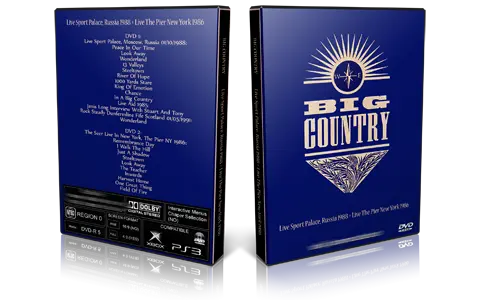 Artwork Cover of Big Country 1988-01-10 DVD Moscow Proshot