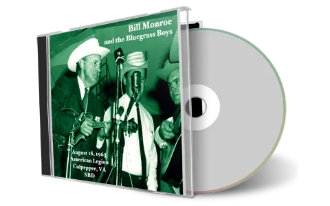 Artwork Cover of Bill Monroe 1963-08-18 CD Culpepper Soundboard