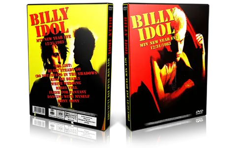 Artwork Cover of Billy Idol 1983-12-31 DVD New York City Proshot