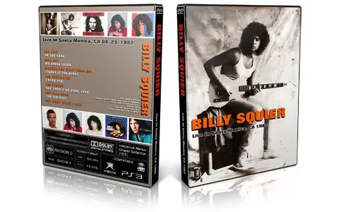 Artwork Cover of Billy Squier 1982-08-25 DVD Santa Monica Proshot
