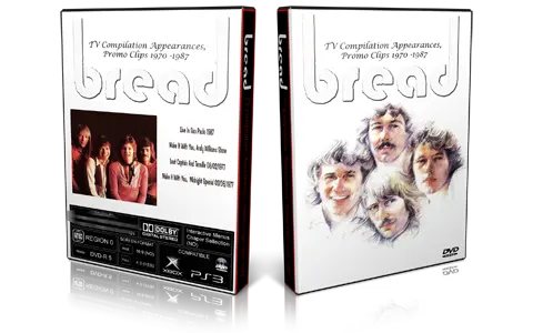 Artwork Cover of Bread Compilation DVD TV Appearances 1970-1987 Proshot