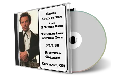 Artwork Cover of Bruce Springsteen 1988-03-13 CD Cleveland Audience