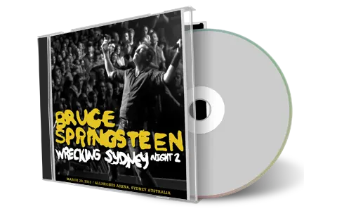 Artwork Cover of Bruce Springsteen 2013-03-20 CD Sydney Audience