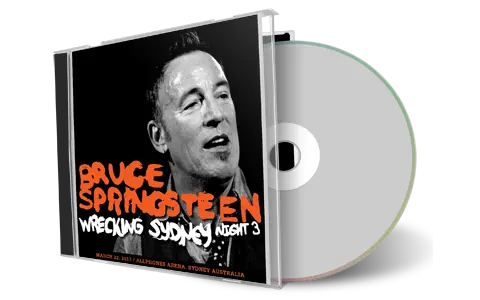 Artwork Cover of Bruce Springsteen 2013-03-22 CD Sydney Audience
