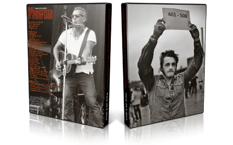 Artwork Cover of Bruce Springsteen 2013-06-29 DVD Paris Audience