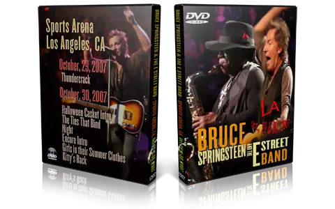 Artwork Cover of Bruce Springsteen Compilation DVD Los Angeles Highlights 2007 Audience