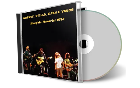 Artwork Cover of CSNY 1974-08-25 CD Memphis Audience
