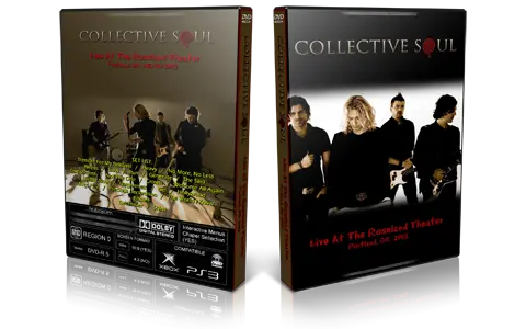 Artwork Cover of Collective Soul 2012-06-16 DVD Portland Proshot