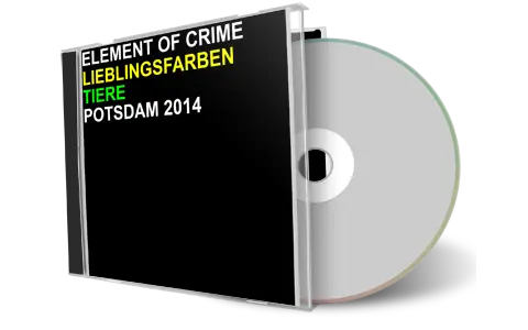 Artwork Cover of Element of Crime 2014-10-31 CD Potsdam Audience