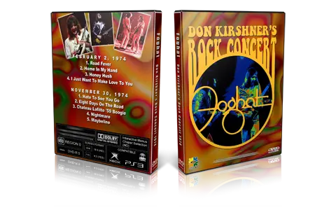 Artwork Cover of Foghat Compilation DVD Don Kirchers 1974 Proshot