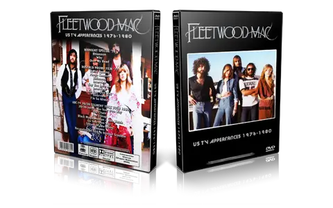 Artwork Cover of Fleetwood Mac Compilation DVD US TV Appearances 1976-1980 Proshot