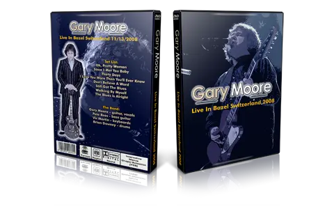Artwork Cover of Gary Moore 2008-11-13 DVD Basel Proshot