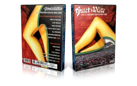 Artwork Cover of Great White Compilation DVD Monsters Of Rock 1988 Proshot