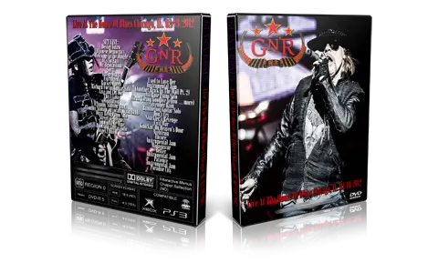 Artwork Cover of Guns N Roses 2012-02-19 DVD Chicago Proshot