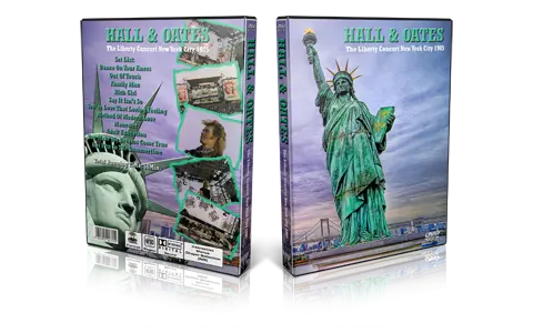 Artwork Cover of Hall and Oates Compilation DVD New York City 1985 Proshot