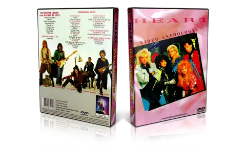 Artwork Cover of Heart Compilation DVD Video Anthology 1976-1996 Proshot