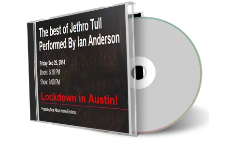 Artwork Cover of Ian Anderson 2014-09-26 CD Austin Audience