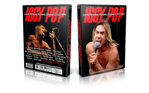 Artwork Cover of Iggy Pop 1999-12-02 DVD Brussels Proshot