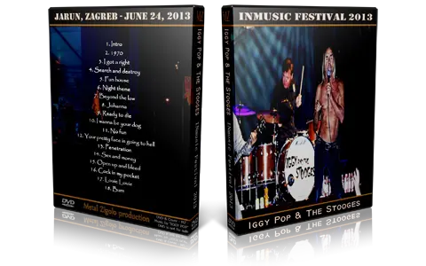 Artwork Cover of Iggy Pop 2013-06-24 DVD Zagreb Proshot