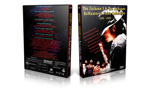 Artwork Cover of Jackson 5 Compilation DVD Media Collection 1969-1984 Proshot