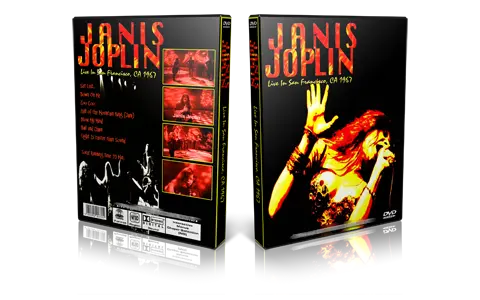 Artwork Cover of Janis Joplin Compilation DVD San Francisco 1967 Proshot