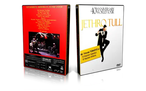Artwork Cover of Jethro Tull 2008-06-06 DVD Istanbul Proshot