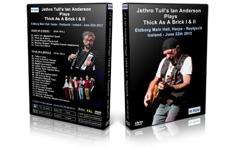 Artwork Cover of Jethro Tull 2012-06-22 DVD Reykjavik Audience