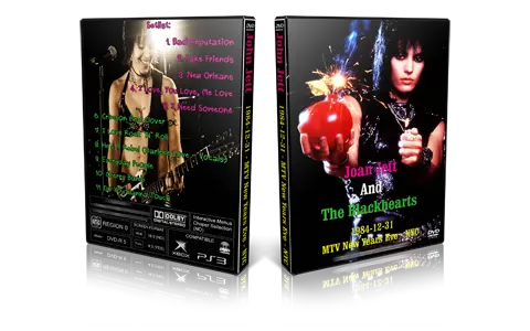 Artwork Cover of Joan Jett 1984-12-31 DVD New York City Proshot