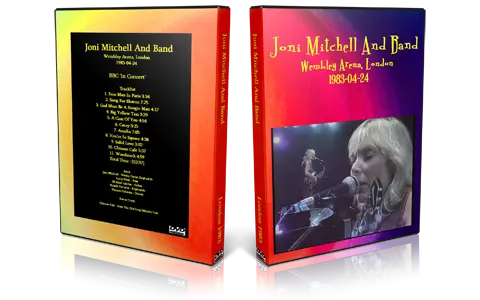Artwork Cover of Joni Mitchell 1983-04-24 DVD London Proshot