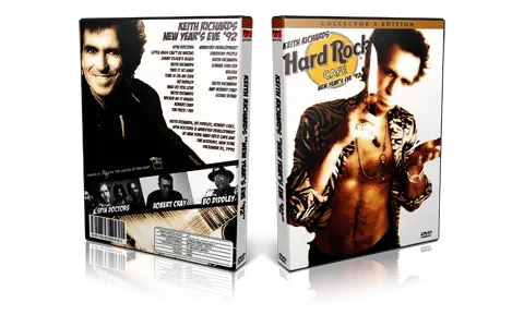Artwork Cover of Keith Richards 1992-12-31 DVD New York City Proshot