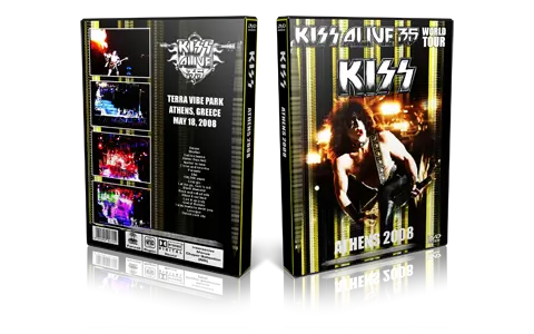 Artwork Cover of KISS 2008-05-18 DVD Athens Audience