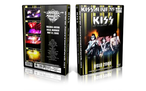 Artwork Cover of KISS 2008-05-31 DVD Oslo Audience
