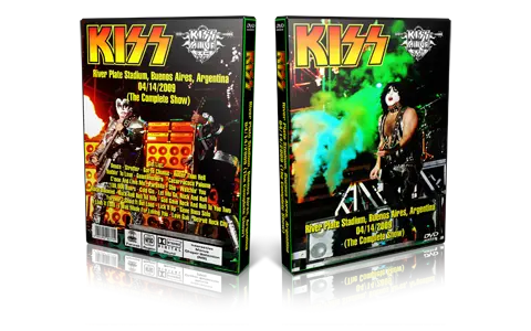 Artwork Cover of KISS 2009-04-19 DVD Buenos Aires Proshot