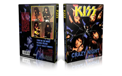 Artwork Cover of KISS Compilation DVD Crazy Night 1988 Proshot