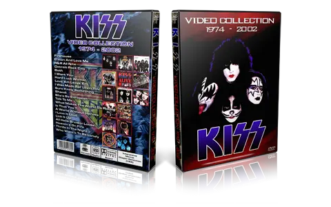 Artwork Cover of KISS Compilation DVD Video Collection 1974-2002 Proshot