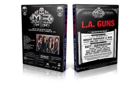 Artwork Cover of LA Guns Compilation DVD Columbia 2012 Proshot
