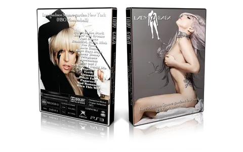 Artwork Cover of Lady Gaga Compilation DVD New York  2011 Proshot