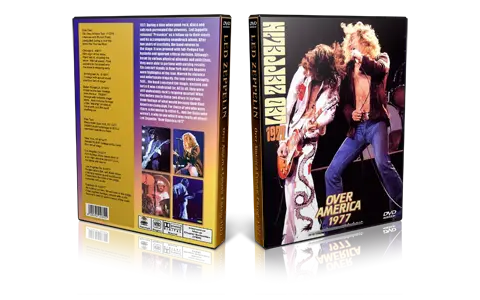 Artwork Cover of Led Zeppelin Compilation DVD Over America Cosmic Energy 1977 Proshot