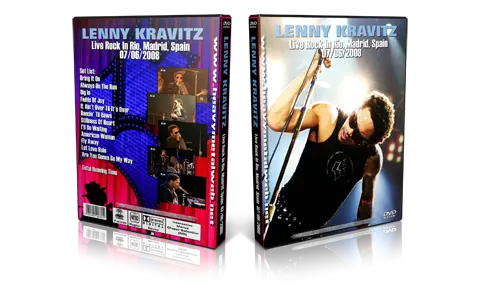 Artwork Cover of Lenny Kravitz 2008-07-06 DVD Madrid Proshot